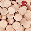 Beech Wooden Round Pieces WOOD-WH0101-32A-2