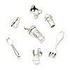 70Pcs 7 Styles Tibetan Style Zinc Alloy Pendants FIND-CJ0005-28-8