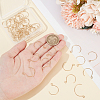 50Pcs Ion Plating(IP) 304 Stainless Steel Earring Hooks STAS-UN0058-52-4
