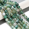 Natural Striped Agate/Banded Agate Beads Strands X-G-Z060-A01-B01-2