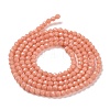 Glass Imitation Jade Beads Strands GLAA-H021-02-02-5