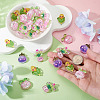 30Pcs Luminous Transparent Resin Cabochons RESI-TA0004-96-7