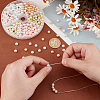   300Pcs 6 Colors Glass Pearl Beads HY-PH0001-13-3