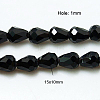 Crystal Glass Beads Strands X-GLAA-D034-15x10mm-14-1