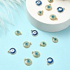 15Pcs 3 Styles Epoxy Resin Enamel Pendants RESI-YW0001-78-6