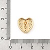 Brass Micro Pave Cubic Zirconia Slide Charms ZIRC-I068-05G-4