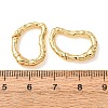 Hammered Brass Spring Gate Rings KK-CBA90BB-04G-3