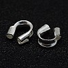 Rhodium Plated 925 Sterling Silver Wire Guardian STER-F036-27P-5x5-2