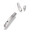 304 Stainless Steel Bayonet Clasps STAS-O114-051A-MP-1
