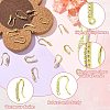 18Pcs 9 Styles Brass Micro Pave Clear Cubic Zirconia Earring Hooks ZIRC-CJ0001-29-3