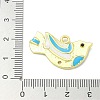 Rack Plating Brass Enamel Pendants KK-L224-060G-4