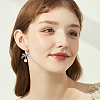 36Pcs 2 Colors Brass Clip-on Earring Findings KK-BBC0016-11-6