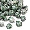 Natural Green Spot Jasper Beads GG-CBAD0F6-B02-01-1