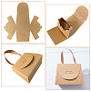 Foldable Kraft Paper Candy Gift Box LS-CON-WH0094-24B-5