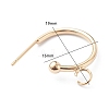 304 Stainless Steel Half Hoop Earrings X-STAS-Z028-B01-G-4