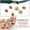 Unicraftale 10Pcs Helmet Alloy Beads FIND-UN0002-99-5