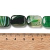 Natural Banded Agate Beads Strands G-K392-B09-13x18mm-5