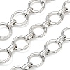 Rack Plating Brass Oval Link Chains CHC-N009-01P-1