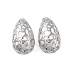 304 Stainless Steel Earrings EJEW-O004-16P-2