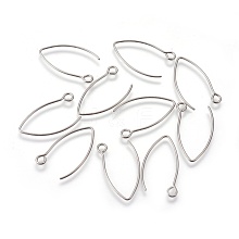 304 Stainless Steel Earring Hooks STAS-O119-03P
