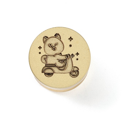 Wax Seal Brass Stamp Head STAM-P001-01G-19-1