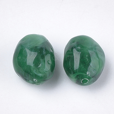 Acrylic Beads OACR-S029-019B-1