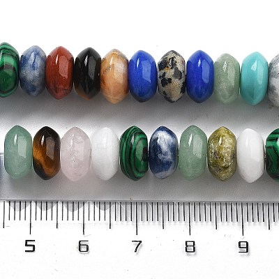 Mixed Gemstone Beads Strands G-P559-A14-02-1