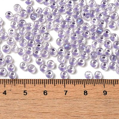 6/0 Transparent Inside Colours Glass Seed Beads SEED-P006-01A-14-1