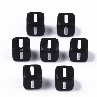 Opaque Acrylic Beads SACR-N002-01I-1