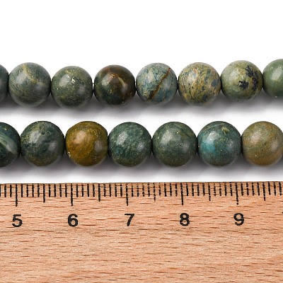 Natural Shoushan Jade Beads Strands G-L624-A01-8mm-1