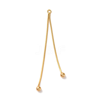 Brass Big Pendants KK-G510-15G-1
