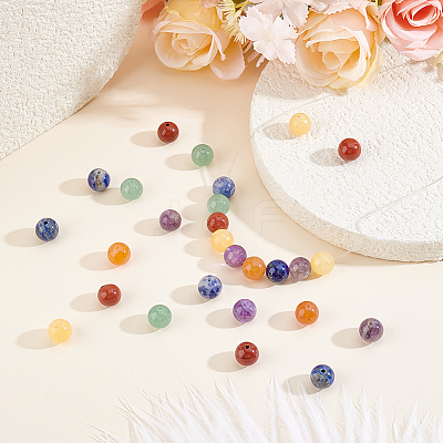 88Pcs Chakra Natural Mixed Gemstone Beads G-HY0002-06-1