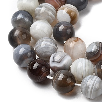 Natural Botswana Agate Beads Strands G-H334-A01-03-1