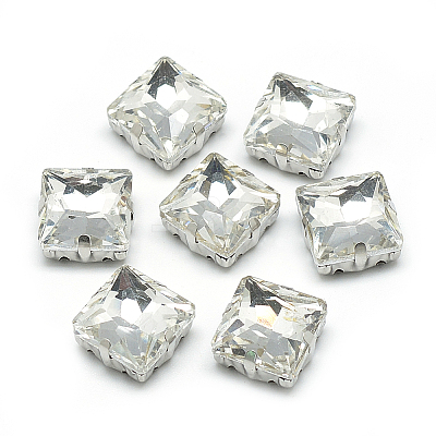 Sew on Rhinestone RGLA-T037-10x10mm-01-1