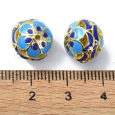 Handmade Cloisonne Beads KK-M282-01G-1