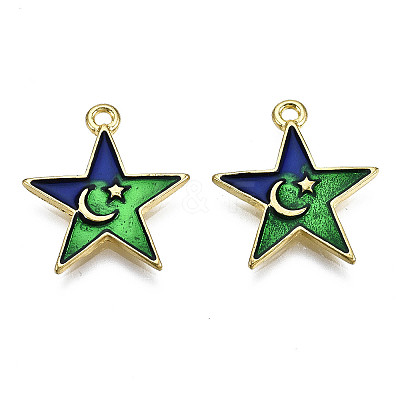 Alloy Enamel Pendants LS-PALLOY-T075-71G-RS-1