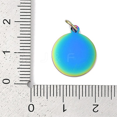 Ion Plating(IP) 304 Stainless Steel Pendants STAS-I311-33E-RC-1