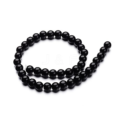 Glass Round Bead Strands X-GLAA-I028-8mm-02-1