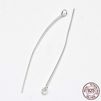 925 Sterling Silver Eye Pins STER-F018-02B-01-1