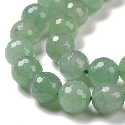 Natural Green Aventurine Beads Strands G-E571-08B-1