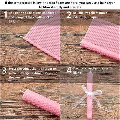 Beeswax Honeycomb Sheets DIY-WH0162-55B-01-1