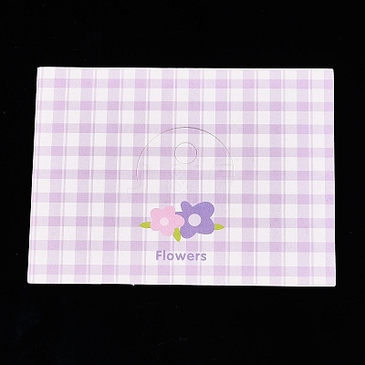 Paper Foldable Tartan Header Cards CDIS-T004-26B-1