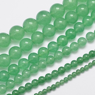 Natural & Dyed Malaysia Jade Bead Strands G-A146-10mm-A04-1