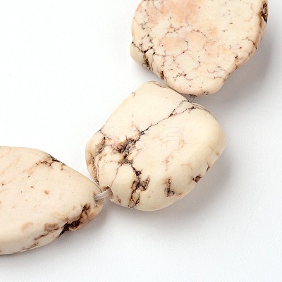 Nuggets Natural Magnesite Beads Strands G-D775-02-1