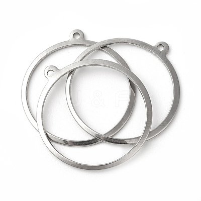 Tarnish Resistant 201 Stainless Steel Pendants X-STAS-F192-023P-1