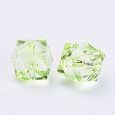 Transparent Acrylic Beads X-TACR-Q259-8mm-V32-1