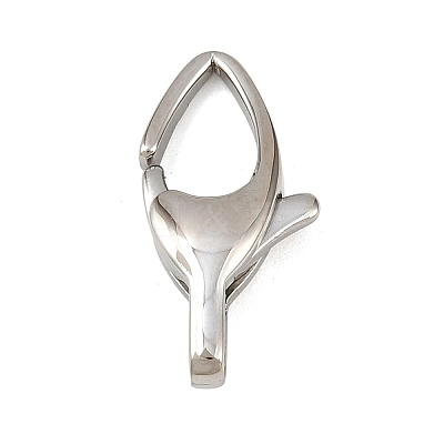316 Stainless Steel Lobster Claw Clasps STAS-C154-02C-P-1