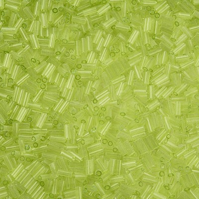 Transparent Glass Bugle Beads SEED-N005-001-C13-1