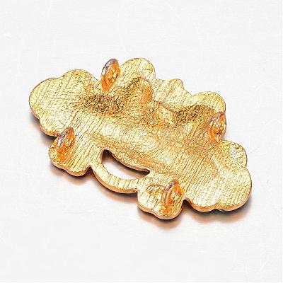 Alloy Enamel Multi-Strand Links ENAM-G046-01-1