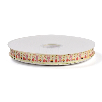 Easter Themed Polyester Grosgrain Ribbons OCOR-A005-01E-1